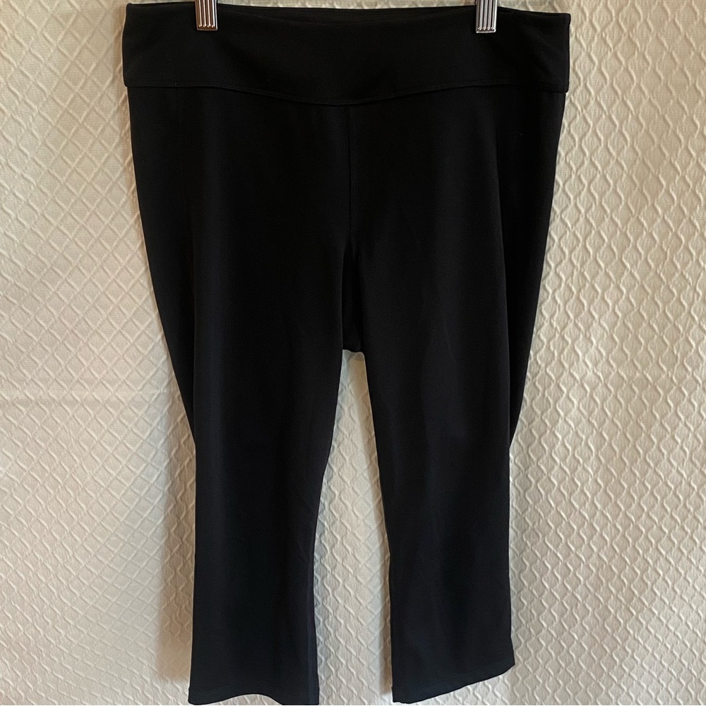 Fila Black Leggings. Capri. S/M